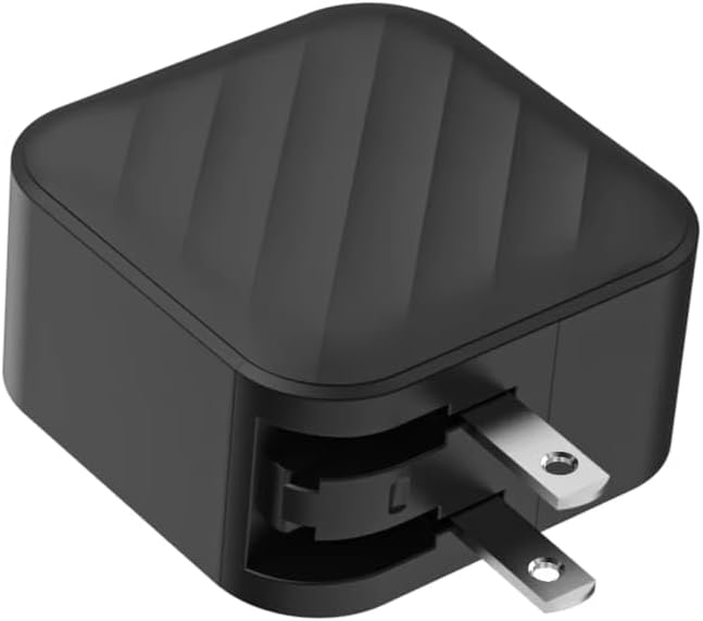 65W 3-Port Wall Charger with Dual USB-C & USB-A, Fast Charging Power Adapter compatible with iPhone, Android, iPad & Tablets