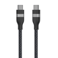 Anker USB-C to USB-C Cable (3 ft / 6 ft, 240W, Upcycled-Braided) - 3 ft / Black Stone